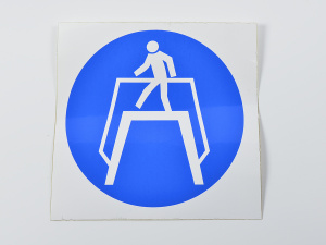 Знак M12 Переход по надземному переходу, 200х200