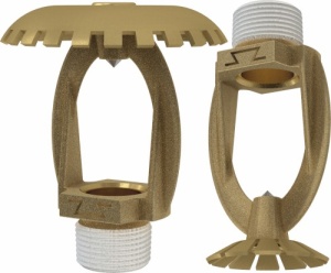 ДУН-К200 (ДУS0-РНо1,05-R3/4/В3) 1/2" бронза универсальный дренчер водяной и пенный розеткой вниз