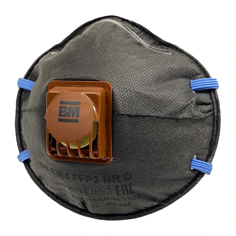 ВМ 8364 FFP2 NR D полумаска фильтрующая для защиты от аэрозолей и органических паров чашеобразная с клапаном выдоха