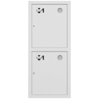 ШП-К-003-21 "Т" ВЗБ М01 правый шкаф пожарный с почтовыми замками (встроенный, закрытый, белый)