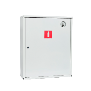 ШПО-112 НЗБ правый шкаф для огнетушителя (навесной, закрытый, белый)