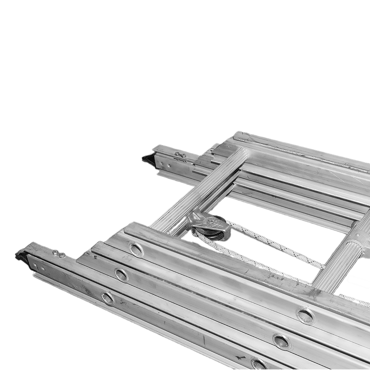 Лестница-трехколенка пожарная выдвижная ВПЛ