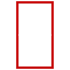 Рамка для ШП-К-О-Пульс-320-12 (У) красная