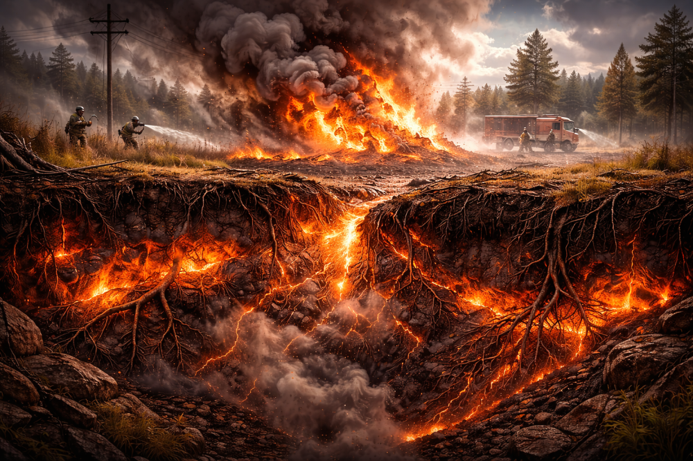 Торфяные пожары: причины, особенности и методы тушения