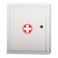 Аптечка первой помощи работникам по приказу №262н (металлический шкаф)