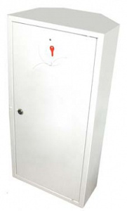 ШПО-106 НЗБ ПУЛЬС правый угловой шкаф для огнетушителя (навесной, закрытый, белый)