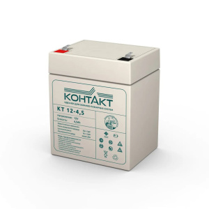 КТ 12-4,5 (12В, 4,5Ач) 90х70х107 аккумуляторная батарея