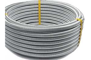 Труба гофрированная нерж. сталь неотожженная GF 15А  диам.15мм, (бухты 50м) LAVITA