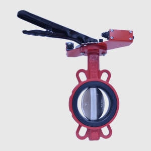 BF DN:200 затвор дисковый межфланцевый с рукояткой и двумя концевиками (VikArm)