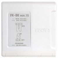 УК-ВК исп.15, 1 канал НЗ, Входное напряжение 24В, ток-20мА Выходное напряж.-до 250В ,ток - до 10А