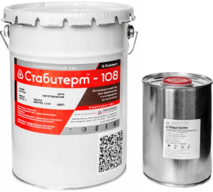 Огнезащитный лак Стабитерм-108 4 кг матовый для древесины и материалов на ее основе