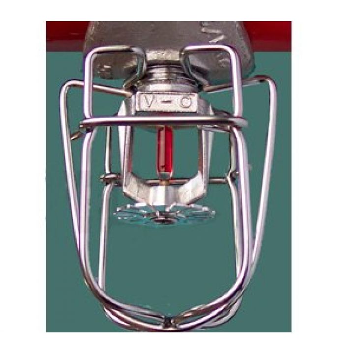 Решетка защитная спринклерная (с замком) красная