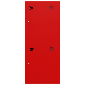 ШП-К-О-Пульс-320 НЗК правый шкаф пожарный с почтовым замком (навесной, закрытый, красный)