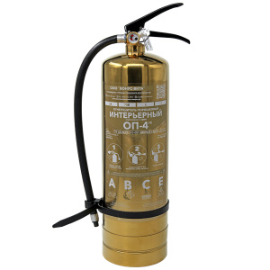 ОП-4(з)-ABCE золотой Бонус-Вита огнетушитель порошковый (сувенирное исполнение)