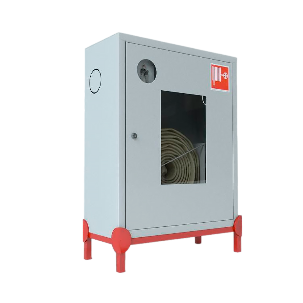 Подставка для пожарного шкафа ШПК 540х120х230 мм белая