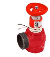 КПЧМ 65-1 угловой 90° (муфта-цапка) с датчиком положения клапан пожарный чугунный