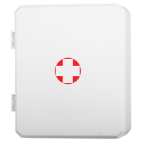 Аптечка первой помощи работникам по приказу №262н (пластиковый шкаф)