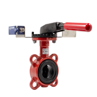 Гранвел ЗПВС-FL затвор дисковый (ручка, 2 концевых выключателя)