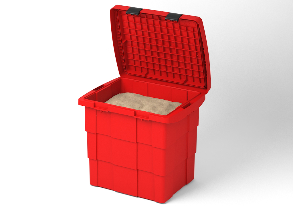 Pitbox 86014 ящик для песка (соли, ветоши, воды)