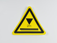 Знак W31 Осторожно. Низкий потолок, 200х200х200