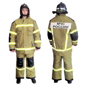 БОП комплект размер 1 (48-50) рост 2 (182-188) горчичный 2025г боевая одежда пожарного