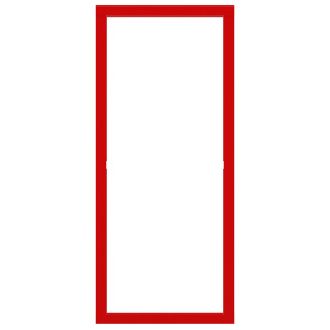 Рамка для ШП-К-О-Пульс-320 (У), ШП-К-Пульс-320-21 (У) красная