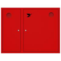 ШП-К-О-Пульс-315 НЗК правый шкаф пожарный с почтовым замком (навесной, закрытый, красный)