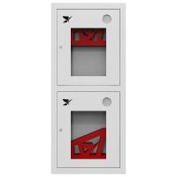 ШП-К-Пульс-320-21 ВОБ правый шкаф пожарный с почтовыми замками (встроенный, открытый, белый)