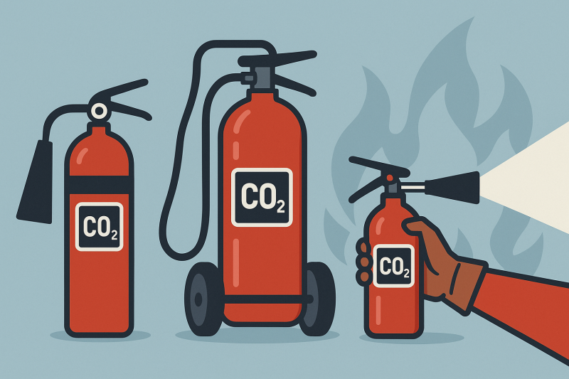 Углекислотные огнетушители: разновидности, назначение и особенности применения