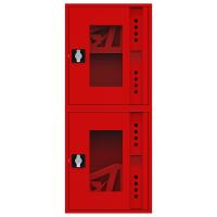 ШП-К-Пульс-320-21 НОК/ВОК (У) универсальный шкаф пожарный с ручкой-замком (открытый, красный)