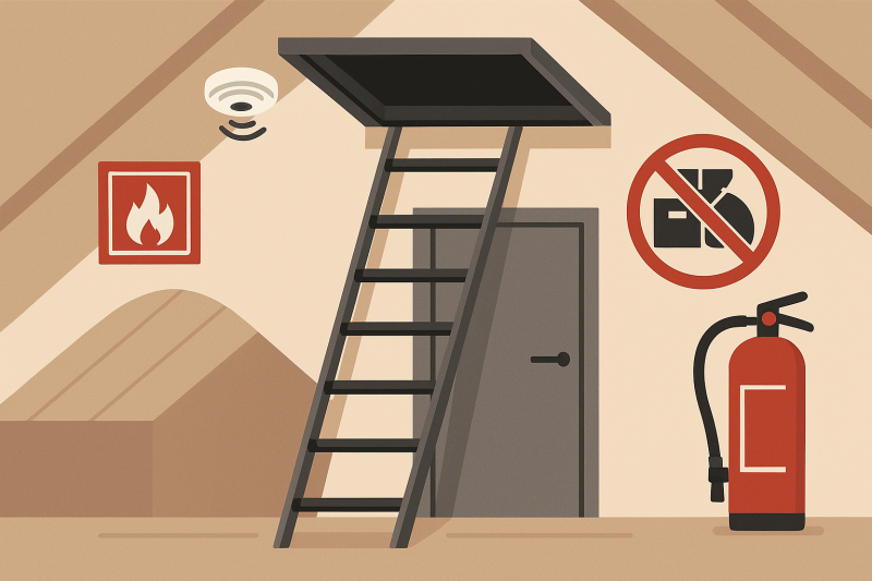 Требования пожарной безопасности к чердакам и выходам на них