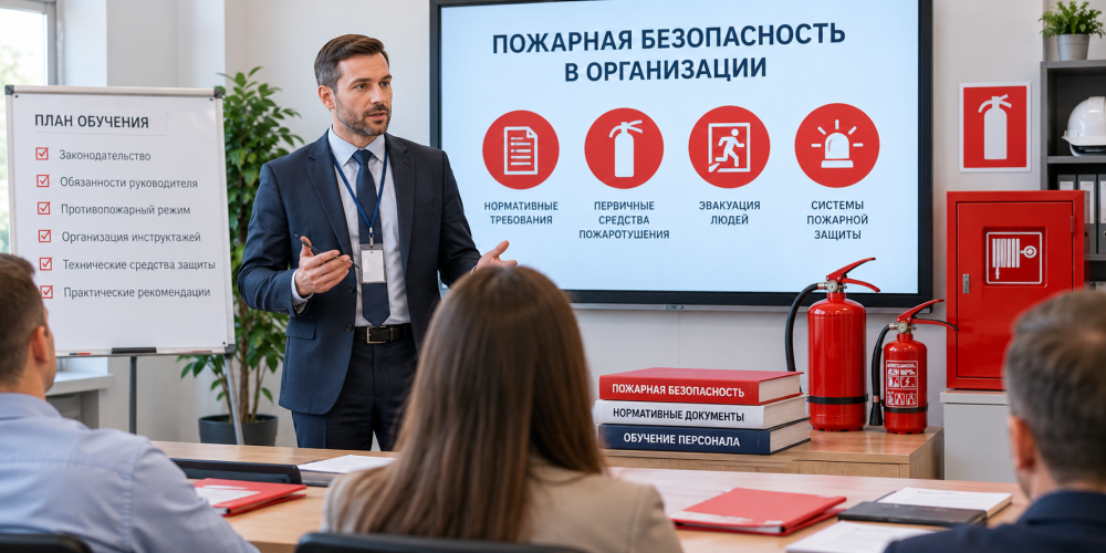 Повышение квалификации по пожарной безопасности для руководителей организаций