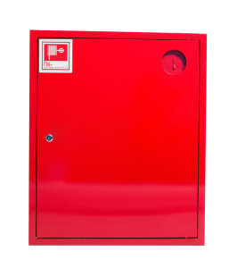 ШП-К-310 НЗК (ШПК-10НЗК) правый шкаф пожарный с почтовым замком (навесной, закрытый, красный)