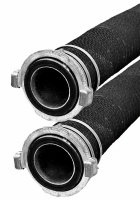 ГРВ-125 с головками (2 усиленных хомута) (4 м) рукав всасывающий гофрированный