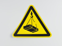 Знак W06 Опасно.Возможно падение груза, 200х200х200