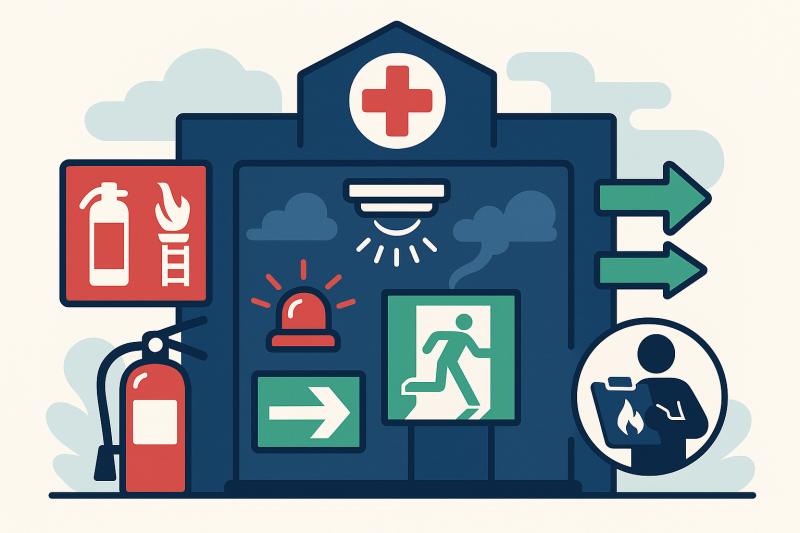 Пожарная безопасность в больнице: классы функциональной пожарной опасности и пожарная сигнализация