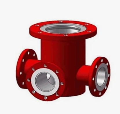 ППТФ Ду-200х200 подставка пожарная тройная фланцевая, Ру-10