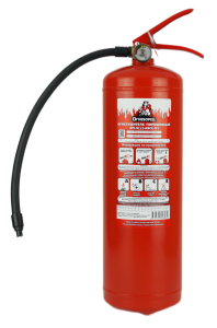 ОП-5(з)-ABCE (ЗПУ латунь) Огнеборец огнетушитель порошковый без кронштейна