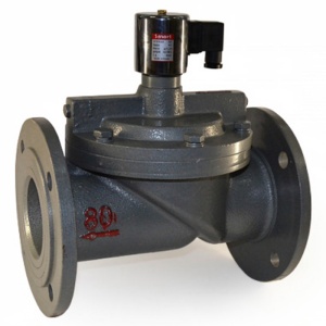 SMART HF65024 DN80 Flange с катушкой 220В клапан электромагнитный (соленоидный) нормально-закрытый фланцевый