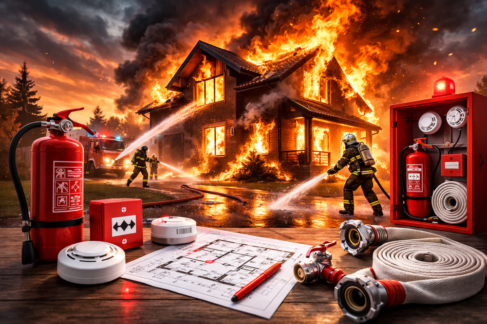 Горит дом: что делать, причины пожара и как защитить себя