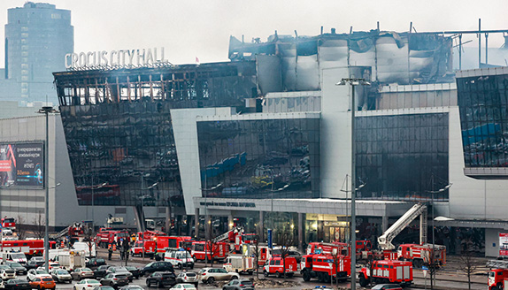 Теракт и пожар в Крокус Сити Холле