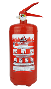 ОП-2(з)-ABCE (ЗПУ латунь) Огнеборец огнетушитель порошковый без кронштейна