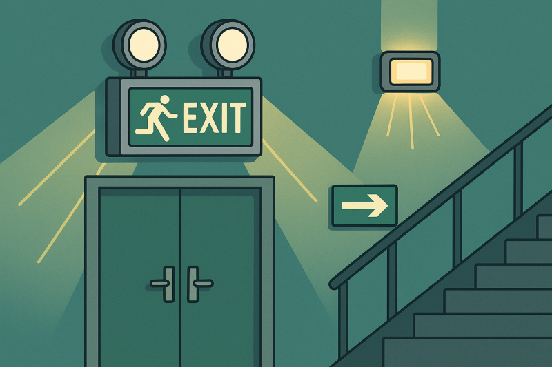 Эвакуационное (аварийное) освещение: когда включается, как работает?