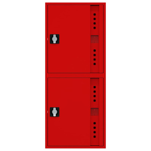 ШП-К-О-Пульс-320 НЗК/ВЗК (У) универсальный шкаф пожарный с ручкой-замком (закрытый, красный)