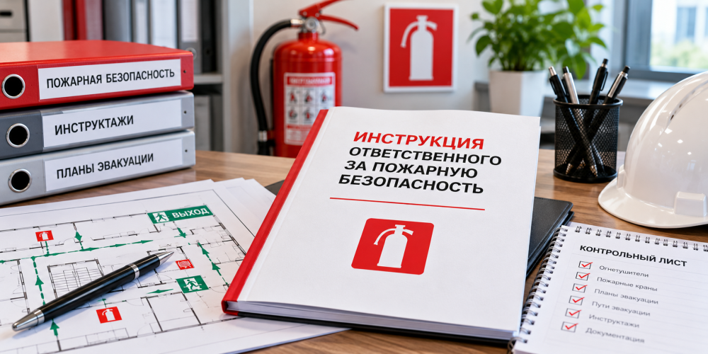 Инструкция ответственного за пожарную безопасность: как составить и применять в 2026 году
