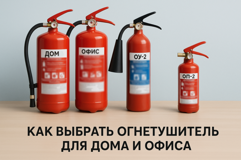 Как выбрать огнетушитель для дома и офиса