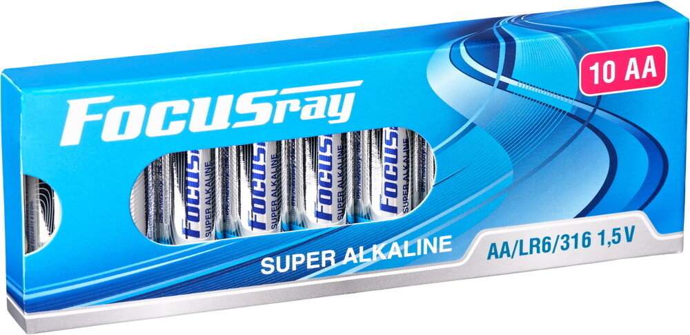 FOCUSray LR6/BOX10 Super Alkaline АА 1/24/48 батарейка