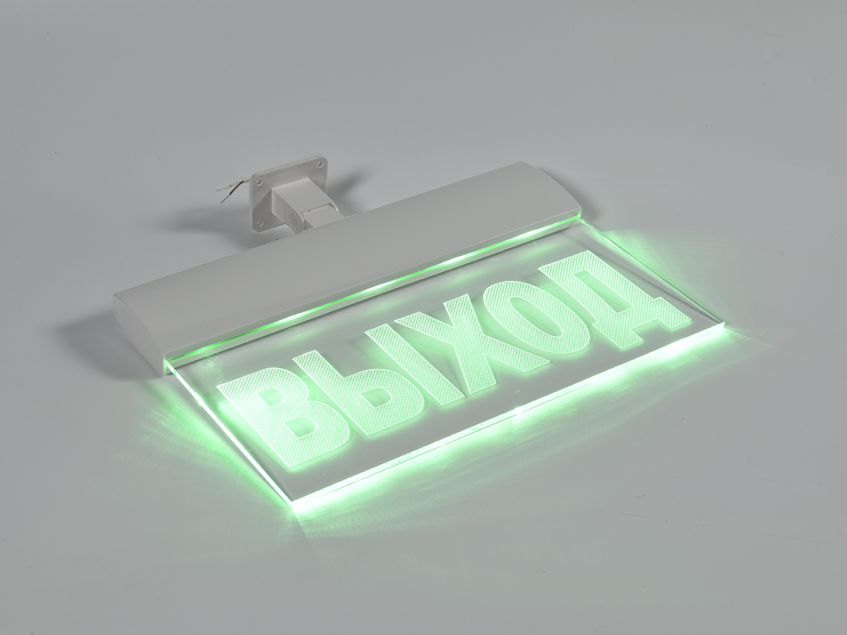 Светильник аварийный М-220-РИП-УЛЬТРА (Молния ULTRA РИП) 'ВЫХОД' (220В) аккумуляторный