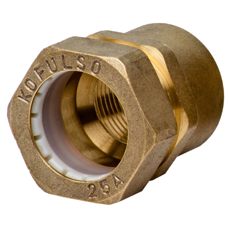 Муфта (соединитель) Kofulso труба - внутренняя резьба (мама) BIC25