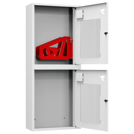 ШП-К-О-Пульс-320 НОБ правый шкаф пожарный с почтовым замком (навесной, открытый, белый)